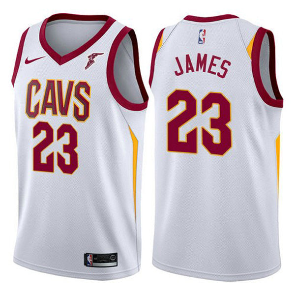 Youth Cleveland Cavaliers LeBron James Association Jersey - White